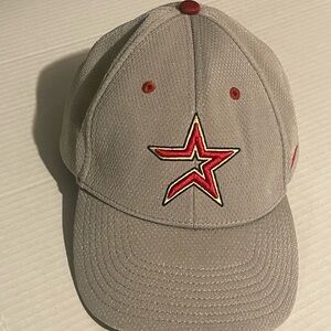 Nike Houston Astros Gray Cap with Red Accents
